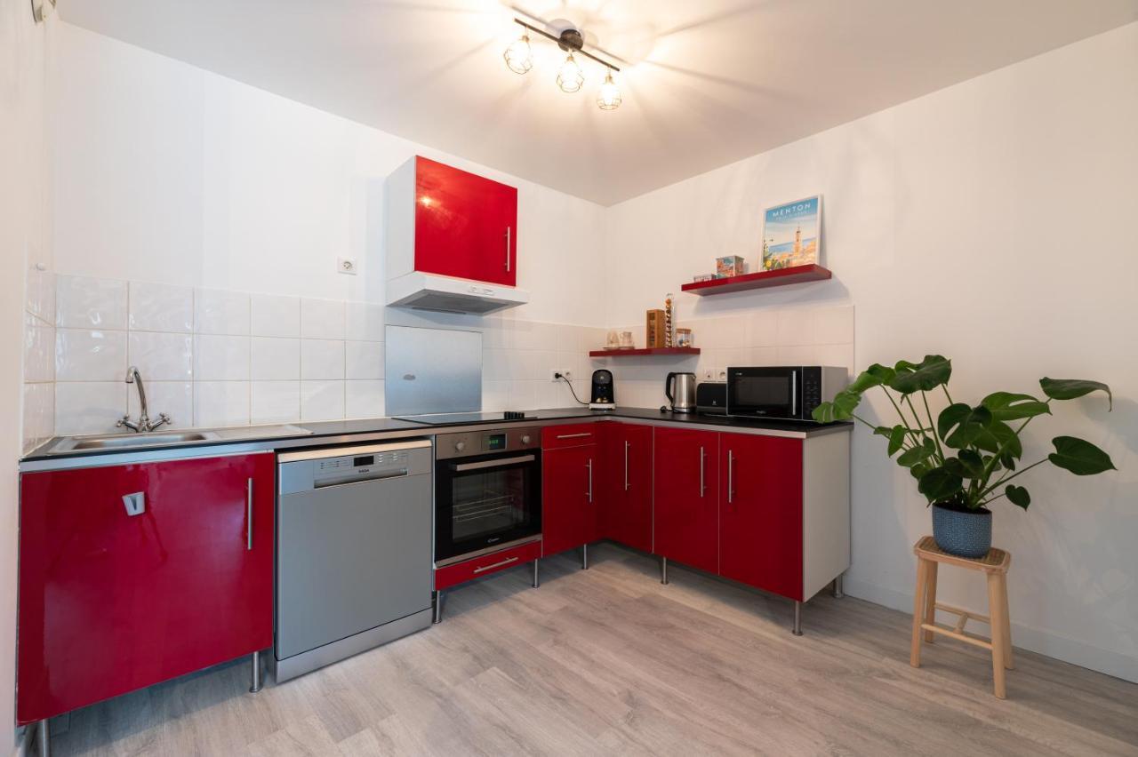 L'Alhambra, Cosy 2 Pieces Au Centre Ville De מנטון מראה חיצוני תמונה