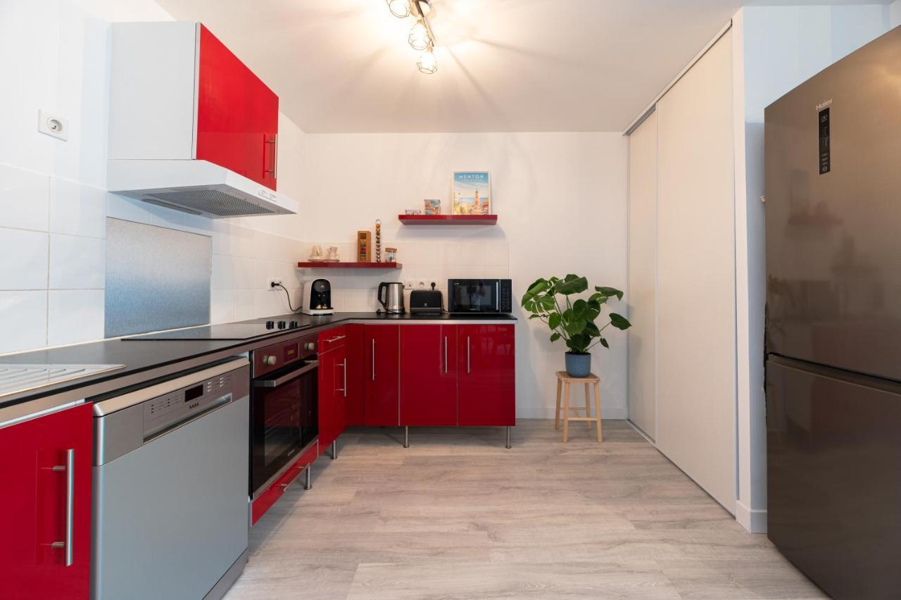 L'Alhambra, Cosy 2 Pieces Au Centre Ville De מנטון מראה חיצוני תמונה